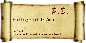 Pellegrini Diána névjegykártya