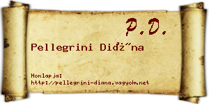 Pellegrini Diána névjegykártya
